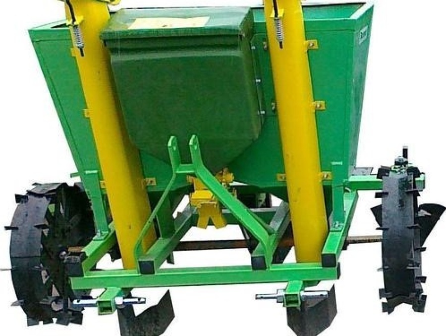 Картофелесажатель двухрядный Bomet S239 180 кг с бачком для удобрений